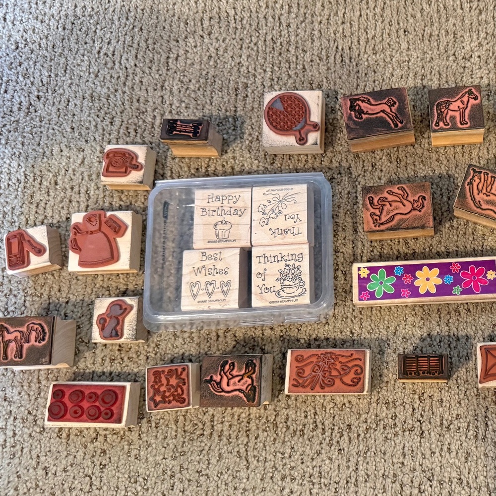 Rubber stamp collection